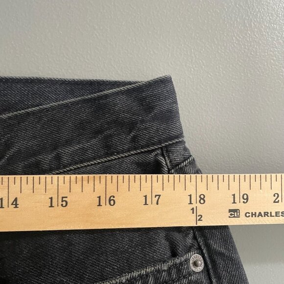 Edwin Jeans Womens 29 Washed Black Simone-Maire Straight USA Button Fly - Picture 10 of 12